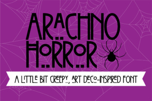 Arachno Horror Typeface: Elevating Dark Web Design