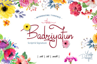 Badriyatun Script: A Stylish Font for Elegant Brand Identity