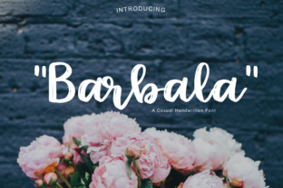 Barbala Handwritten Font Review for Crafters
