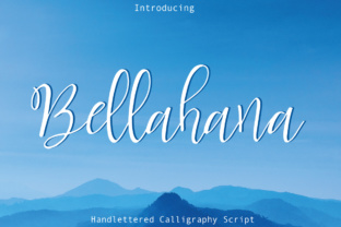 Bellahana: A Playful Handwritten Script for Modern Web Design