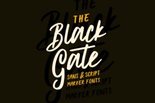 Black Gate Typeface Review for Handmade Branding