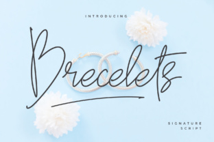 Brecelets: The Signature Script Font for Handmade Branding