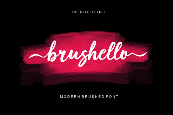 Brushello Typeface: Elevating Editorial Design with Textured Handwritten Style