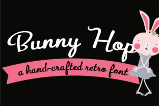 Bunny Hop: The Adorable Script Handwritten Font for Retro Branding