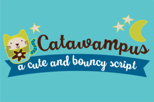 Catawampus Script Handwritten Font Review for Makers
