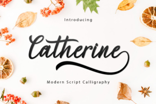 Catherine Script: Elegant Handwritten Fonts for Crafters