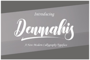 Denmahis Script: Elegant Modern Calligraphy