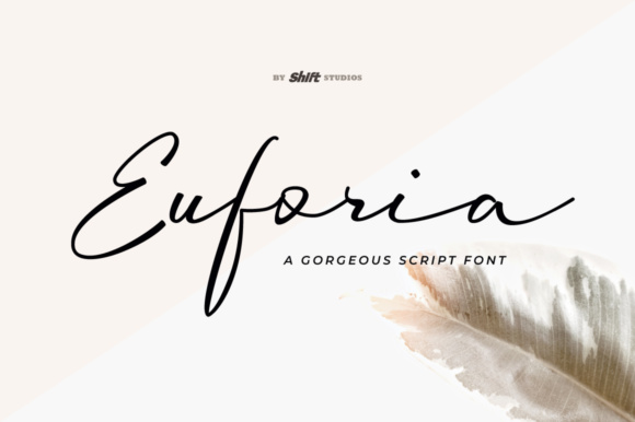 Euforia: The Bouncy Script Handwritten Font for Elegant Branding