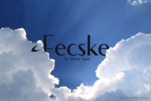 Fecske Art Deco Sans Serif Typeface for Modern Web Design