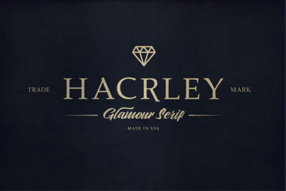 Hacrley Serif Font for Elegant Handmade Labels and Invitations