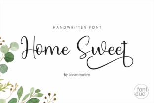 Home Sweet: The Handwritten Font for Authentic Digital Branding
