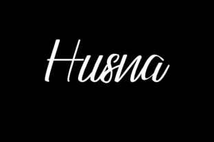 Husna Script Handwritten Font for Editorial Design