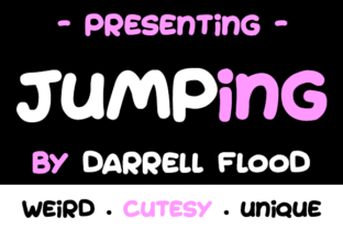 Jumping: The Playful Script Handwritten Typeface for Quirky Brand Identities