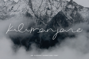 Le Kilimanjaro: The Elegant Handwritten Script for Editorial Design