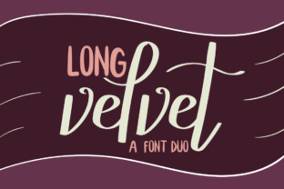Long Velvet: A Script Handwritten Typeface for Modern Brand Identity
