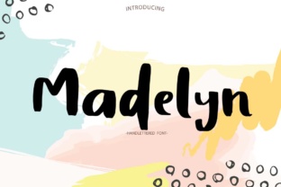 Madelyn Bold Handwritten Font for Crafts and Branding