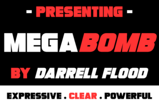 Megabomb Font Review for Bold Product Branding