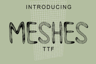 Meshes: The 3D Textured Font for Bold Brand Identity