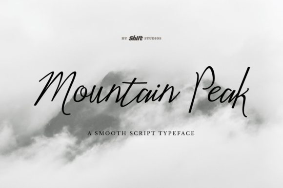 Mountain Peak: The Elegant Script Handwritten Font for Crafters
