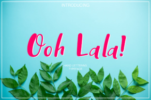 Ooh Lala Handwriting Font for Branding and Design