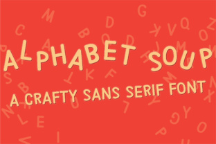 PN Alphabet Soup: A Unique Sans Serif Font for Handmade Branding