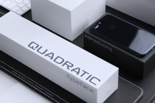 Quadratic Typeface for Modern Campaign Branding