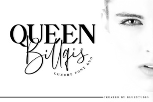 Queen Billqis Duo: A Luxury Font Pairing for Handmade Branding