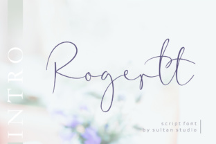 Rogertt: The Romantic Script Handwritten Font for Modern Editorial Design
