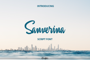 Sanverina Modern Script Font for Handmade Branding