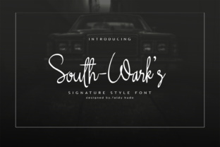 South-Wark s: The Modern Signature Font for Handmade Brands