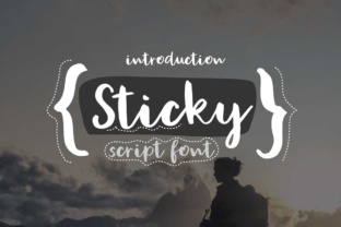 Sticky Free Download: A Modern Script Handwritten Review