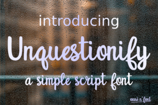 Unquestionify: The Perfect Script Handwritten Font