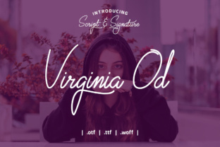 Virginia Od Script: A Stylish Calligraphy Font for Elegant Branding